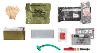 The Blue Force Gear Advanced Kit includes high quality first aid supplies.